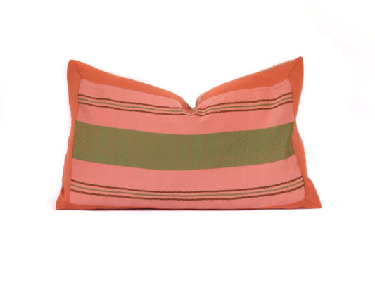 Multi Color Cham Lumbar Pillow
