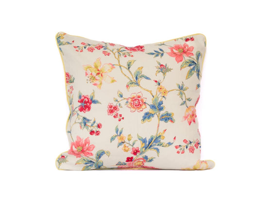 Multi Color Floral Print Pillow 22"