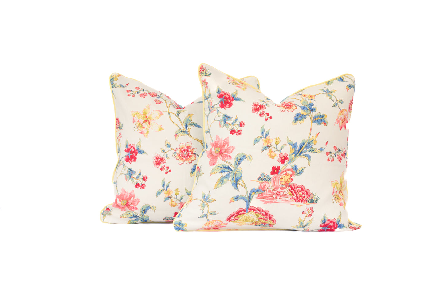 Multi Color Floral Print Pillow 22"