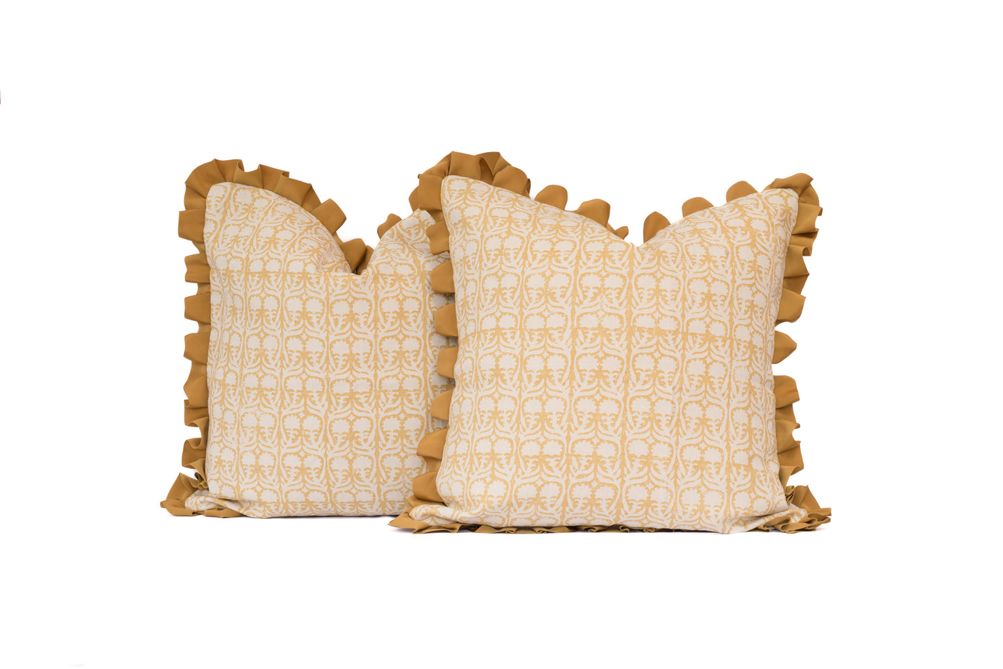 Claremont Yellow Floral 22" Pillow