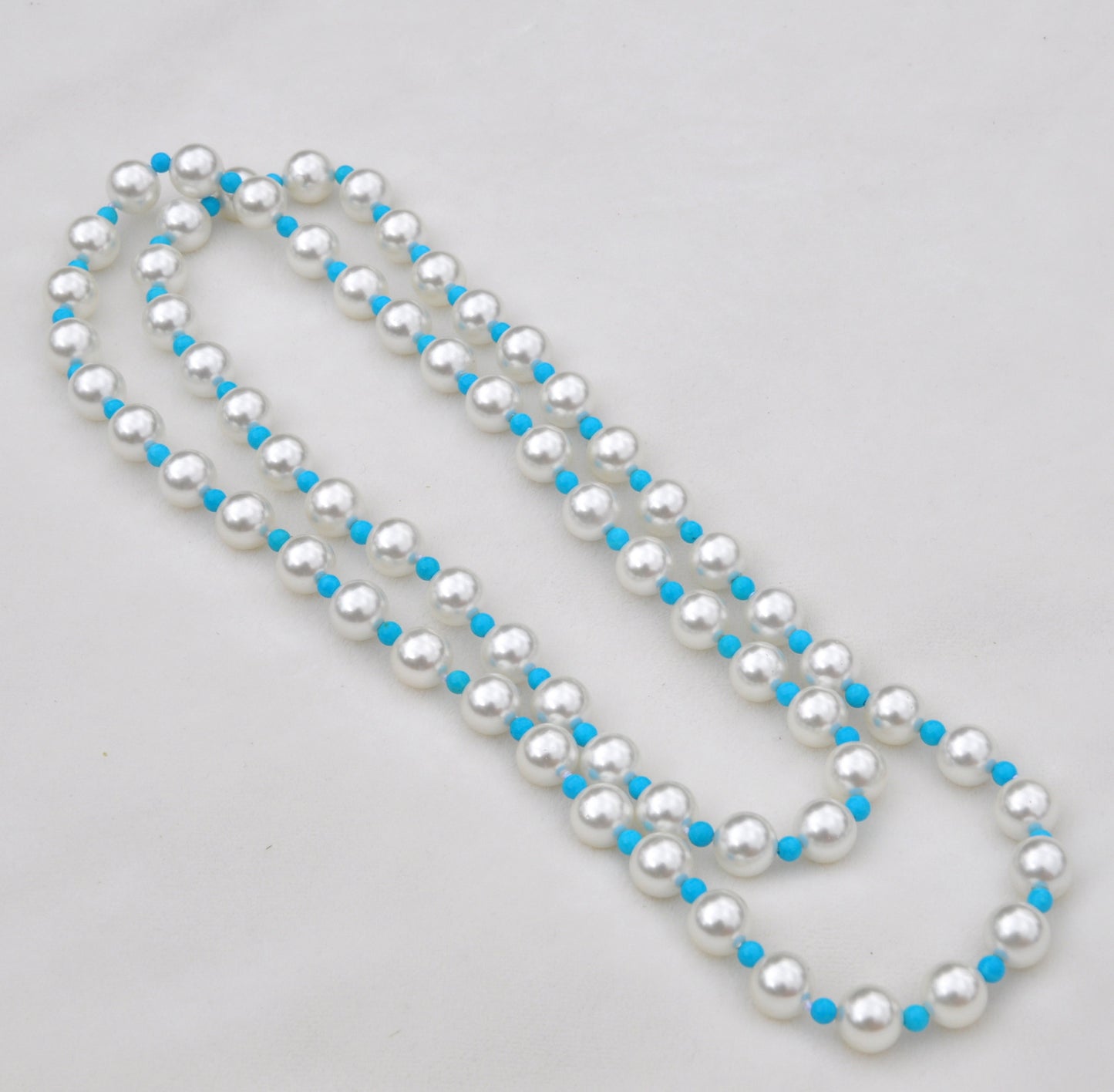 Pearl and Turquoise Necklace